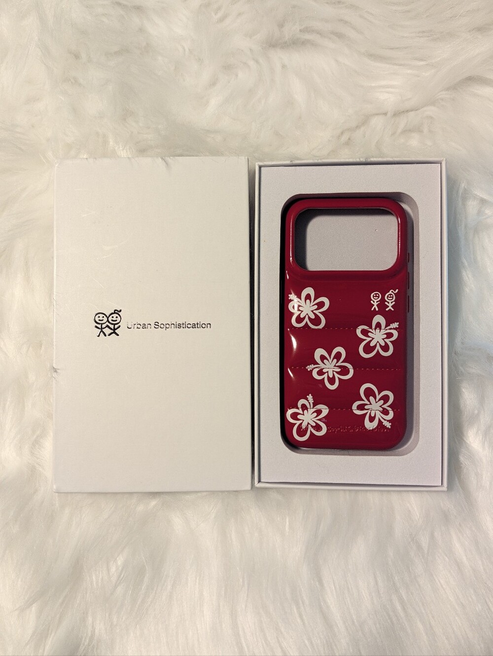 Urban Sophistication Red Floral Phone Case For iPhone 17/18 Pro